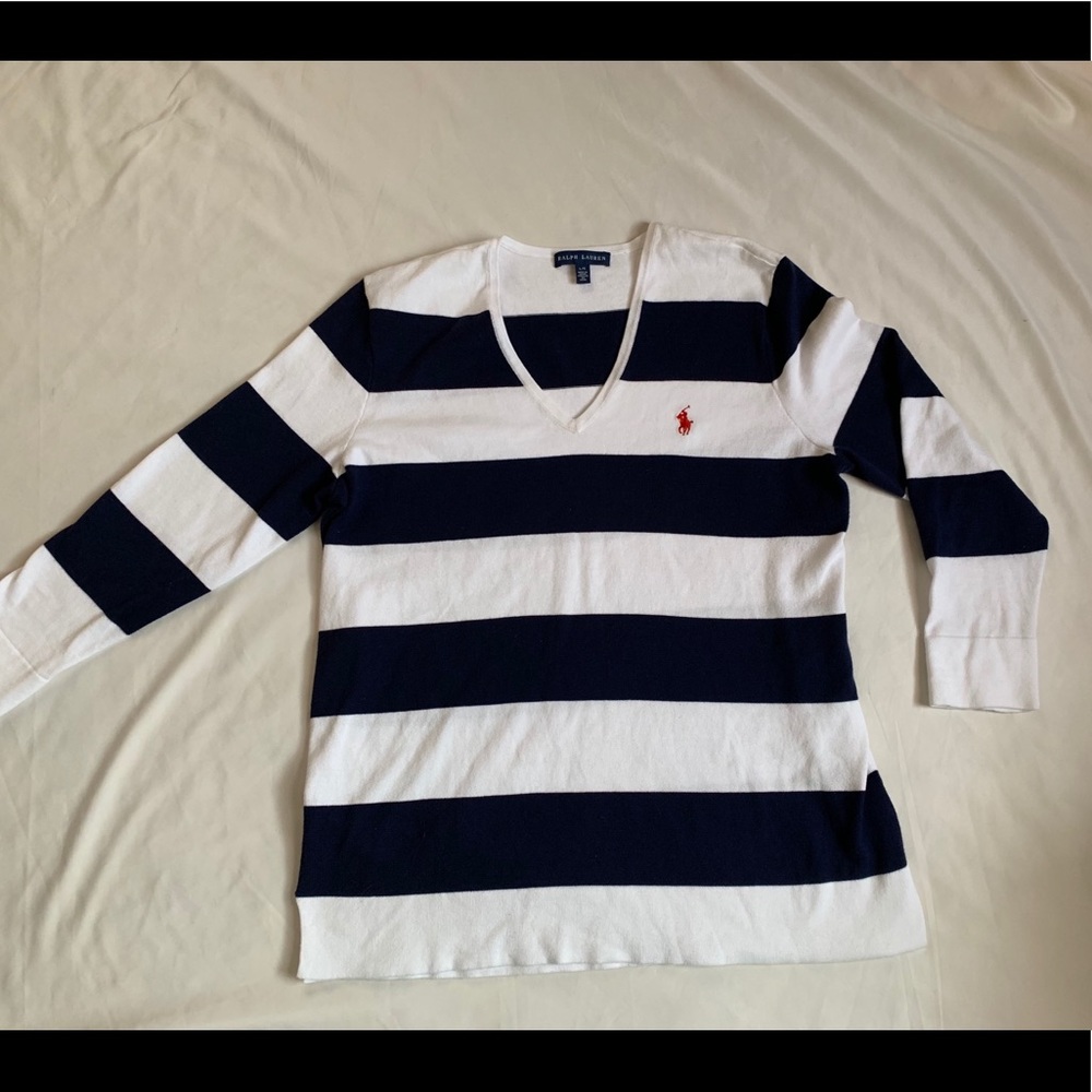 Ladies striped Polo shirt